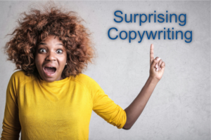 Surprising copywriting